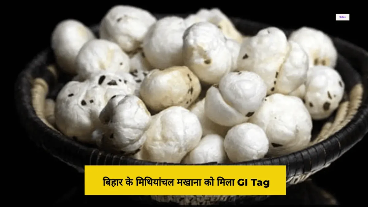 बिहार के मिथियांचल मखाना को मिला GI Tag 
