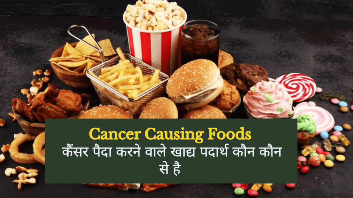 कैंसर पैदा करने वाले खाद्य पदार्थ कौन कौन से है. (Cancer Causing Foods)