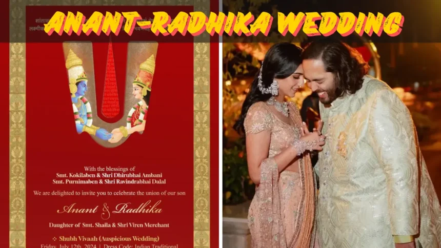 Anant-Radhika Wedding Card