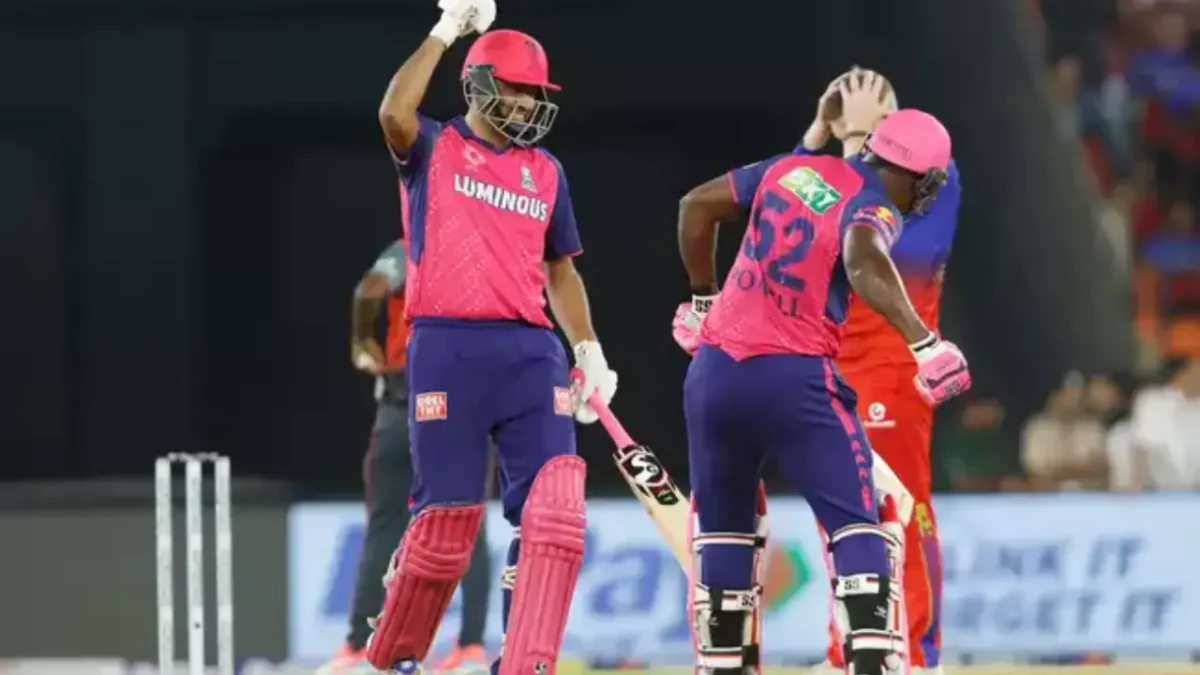 राजस्थान रॉयल्स ने बेंगलुरु को चार विकेट से हराया