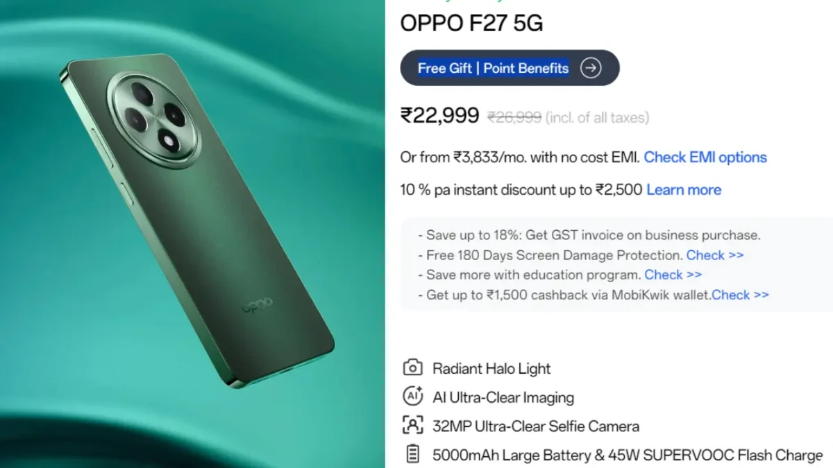 Oppo F27 5G Specifications