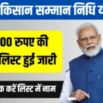 PM Kisan Beneficiary List 2024