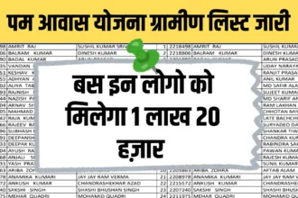 PM Awas Yojana New Gramin List