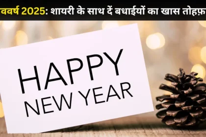 Happy New Year Shayari in Hindi