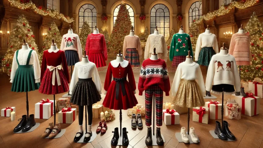 Christmas Day Outfits Ideas for Girls